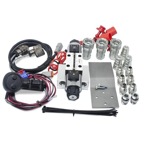 2 and 3 function hydraulic kits skid steer|electric hydraulic third function kit.